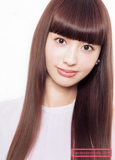 Taglio di capelli per donne per il tipo di volto asiatico