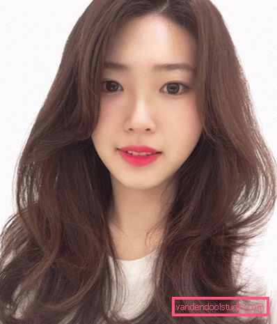 Taglio di capelli per donne per il tipo di volto asiatico