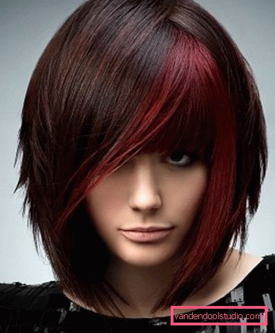 Acconciature da donna per capelli medi per un viso tondo