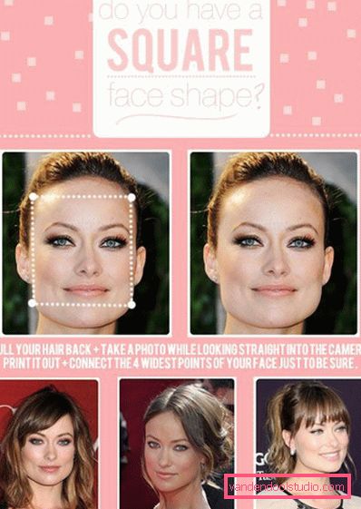 Tagli di capelli da donna per un tipo di faccia quadrata