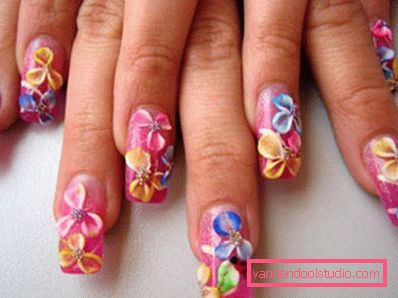 fiori colorati di acrilico nel design fiori colorati di acrilico nel design