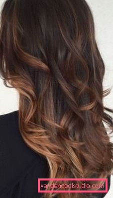 Balayazh da colorare su capelli scuri Balayazh: tecnica delicata per colorare i capelli