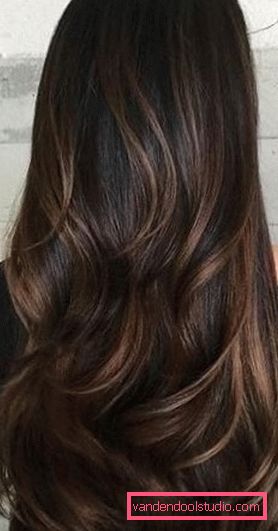 Balayazh da colorare su capelli scuri Balayazh: tecnica delicata per colorare i capelli