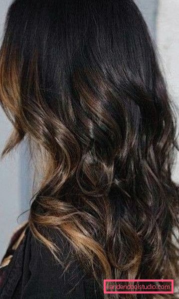 Balayazh da colorare su capelli scuri Balayazh: tecnica delicata per colorare i capelli