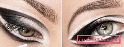 trucco in due colori