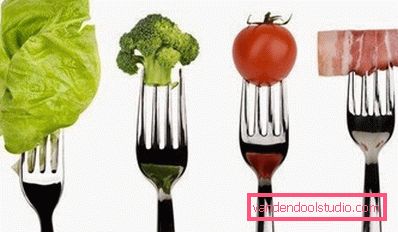cibo sulle forchette cibo sulle forchette