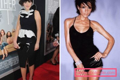 Snella Zoe Deschanel e Victoria Beckham Snella Zoe Deschanel e Victoria Beckham