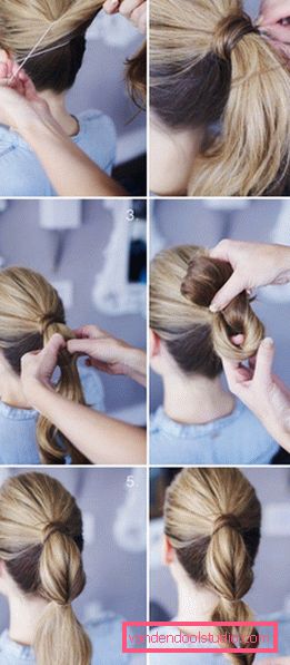 Acconciatura veloce per tutti i giorni per capelli lunghi