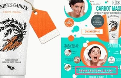 maschera con la carota maschera con la carota