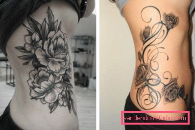 Peonie e rose sul corpo di una ragazza Peonie e rose sul corpo di una ragazza