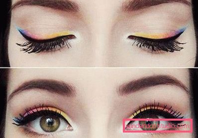 trucco arcobaleno trucco arcobaleno
