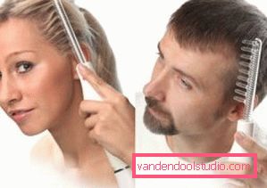 Darsonvalutazione di capelli e cuoio capelluto