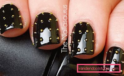 nail art rock con perline nail art rock con perline