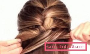Treccia dragone - schema di tessitura Fai i capelli con le trecce sui capelli medi
