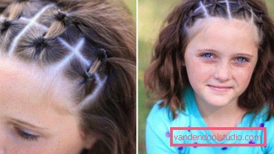 Acconciatura da bambino con coda di cavallo per capelli corti