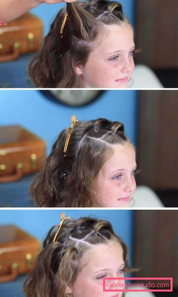 Acconciatura da bambino con coda di cavallo per capelli corti