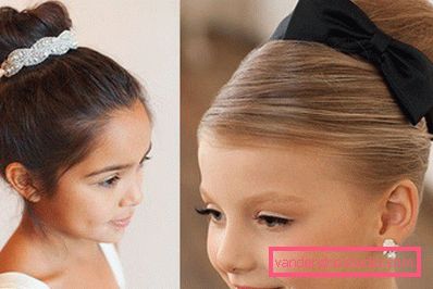 Acconciature per bambini per l'asilo di laurea