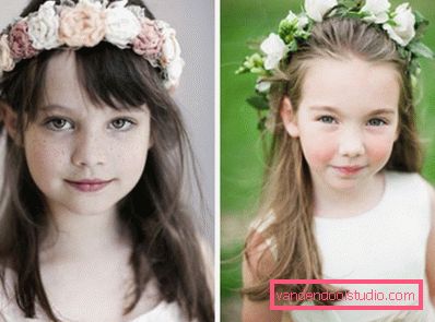 Acconciature per bambini per l'asilo di laurea