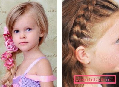 Acconciature per bambini per l'asilo di laurea