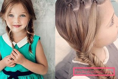 Acconciature per bambini per l'asilo di laurea
