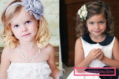 Acconciature per bambini per l'asilo di laurea