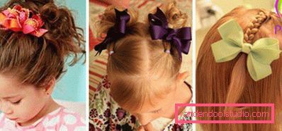 Acconciature per bambini per l'asilo di laurea