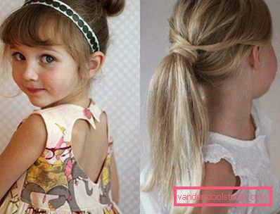 Acconciature per bambini per l'asilo di laurea