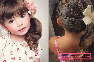 Acconciature per bambini per l'asilo di laurea