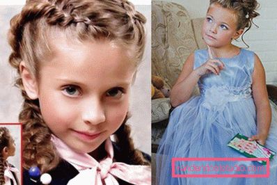 Acconciature per bambini per l'asilo di laurea