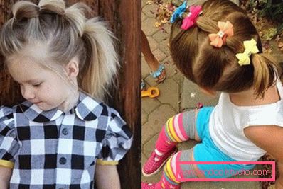 Acconciature per bambini per l'asilo di laurea