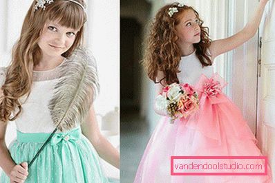Acconciature per bambini per l'asilo di laurea