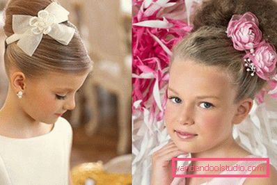 Acconciature per bambini per l'asilo di laurea