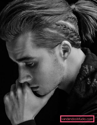 Acconciature da uomo lunghe Tagli e tagli di capelli lunghi da uomo
