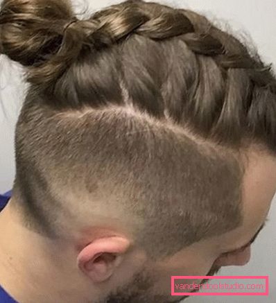 Acconciature da uomo lunghe con aste rasate Tagli e tagli di capelli lunghi da uomo