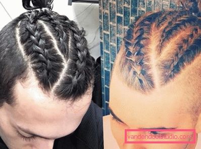 Acconciature da uomo lunghe con aste rasate Tagli e tagli di capelli lunghi da uomo