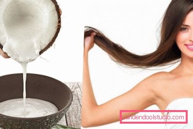 Ricette efficaci per maschere per capelli all'olio di cocco