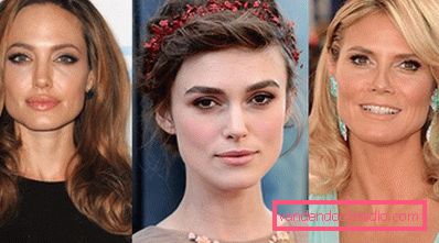 Heidi Klum, Keira Knightley e Angelina Jolie