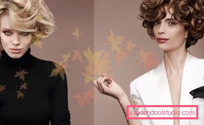 styling con riccioli in modelli