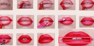 trucco labbra in rosso trucco labbra in rosso
