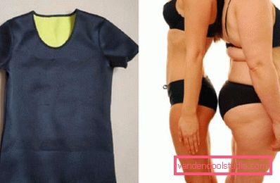 riduzione del volume del corpo con una T-shirt termica riduzione del volume del corpo con una T-shirt termica
