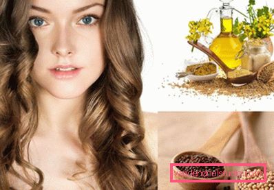 Olio per capelli alla senape - Applicazione ed effetto