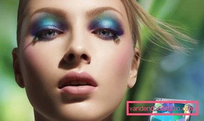 trucco blu freddo trucco blu freddo