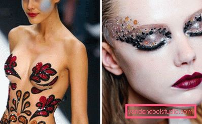 applicazioni di strass in passerella