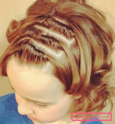 Acconciature per capelli corti Idee per mamme acconciature per bambini per i capelli corti per le ragazze