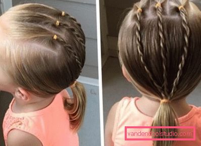 Acconciature per capelli corti Idee per mamme acconciature per bambini per i capelli corti per le ragazze