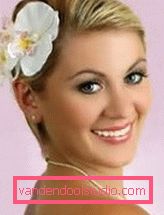 Acconciature da sposa belle per i capelli corti Idee acconciature da sposa per capelli corti 2019