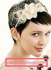 Acconciature da sposa belle per i capelli corti Idee acconciature da sposa per capelli corti 2019