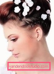 Acconciature da sposa belle per i capelli corti Idee acconciature da sposa per capelli corti 2019