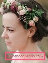 Acconciature da sposa belle per i capelli corti Idee acconciature da sposa per capelli corti 2019