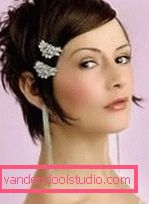 Acconciature da sposa belle per i capelli corti Idee acconciature da sposa per capelli corti 2019